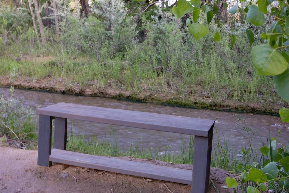 Zen creek bench