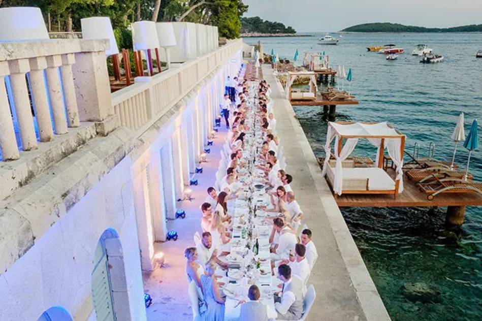 Waterfront reception