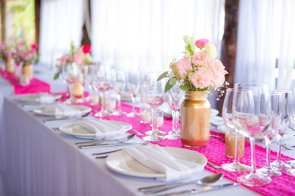 Wedding head table