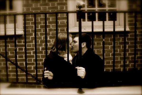 A wonderful couple during their engagement photo shoot.