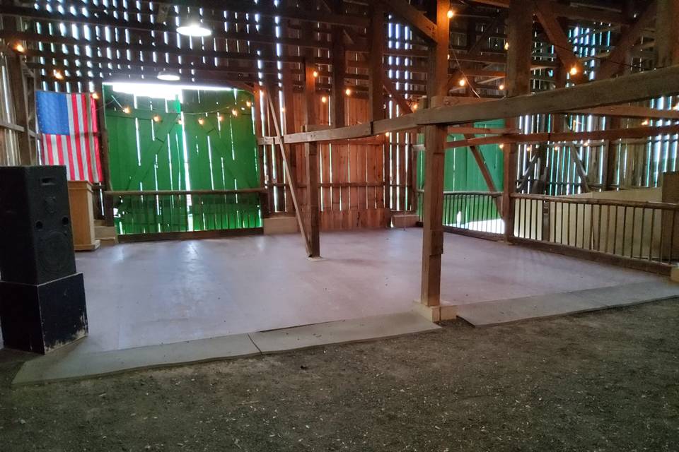 Inside Barn