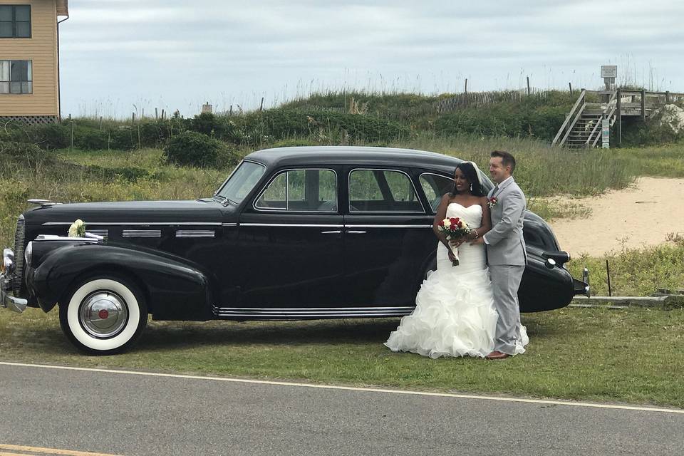 The bride and groom