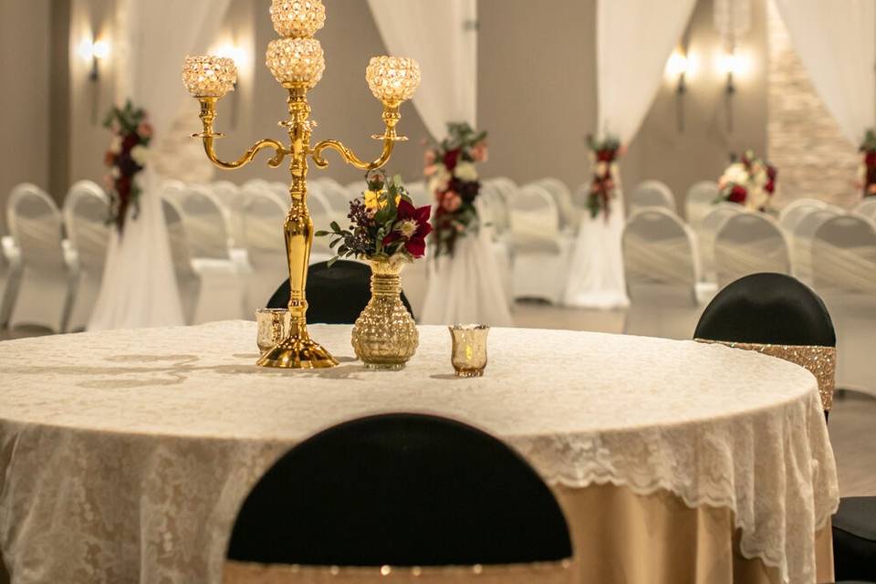 Sparkling chair sashes