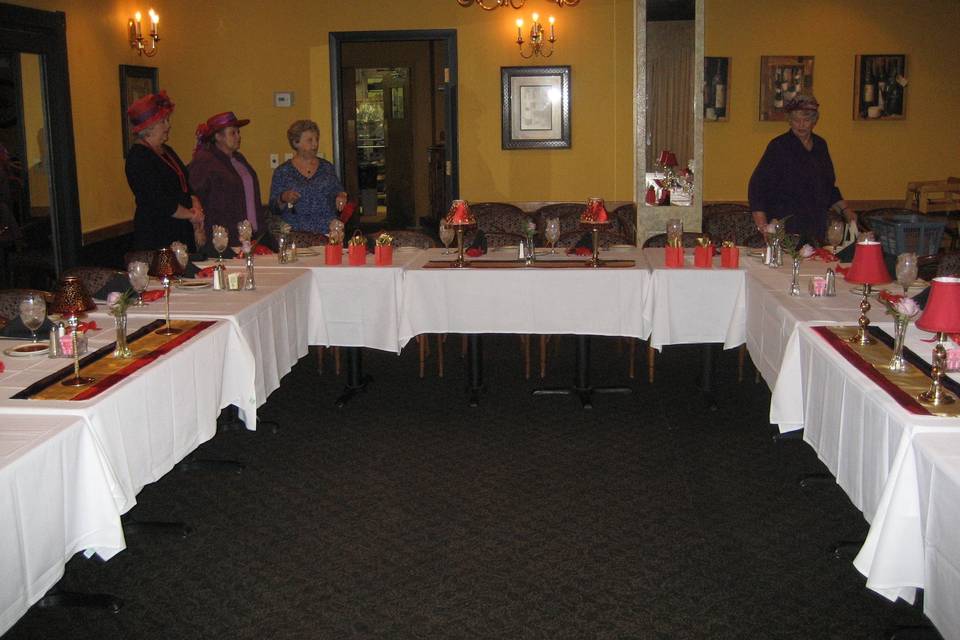 Long table setup