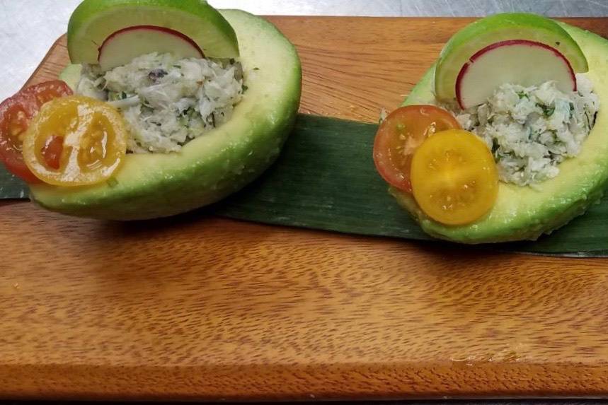 Avocado, Crab  Ceviche, tomato