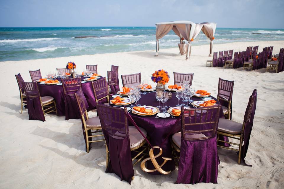 Beach reception