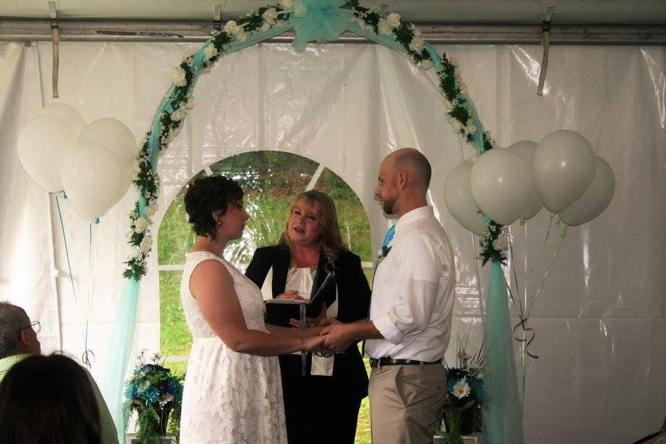 Tent wedding