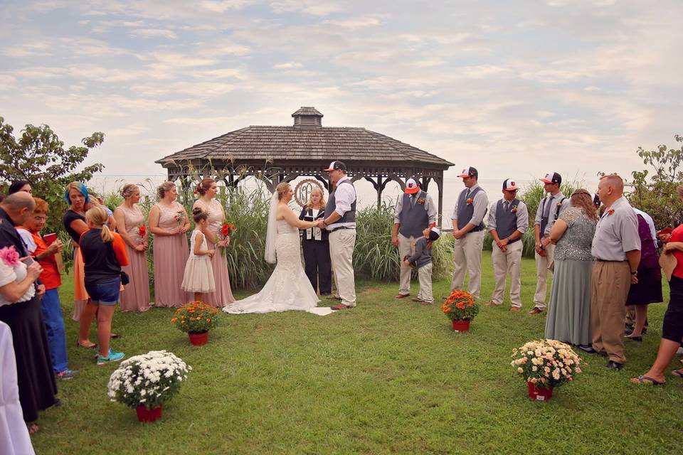 Outdoor wedding