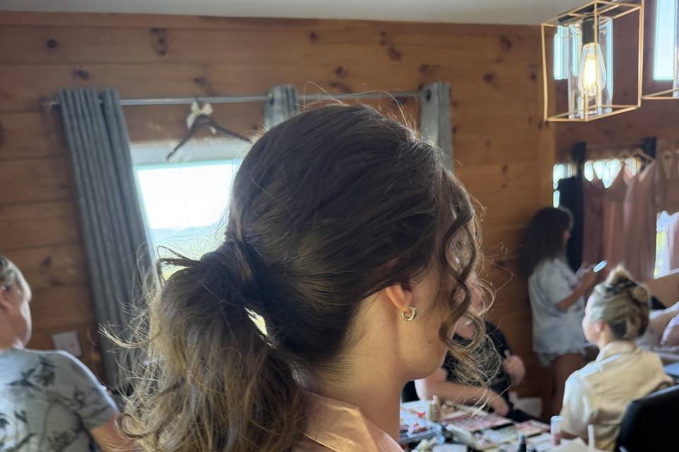 Pony updo