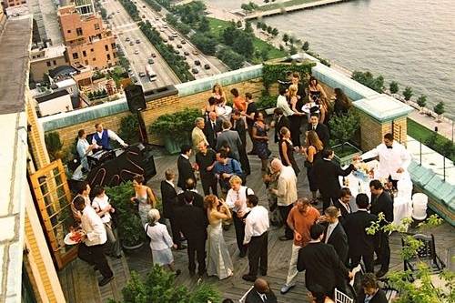 Rooftop wedding