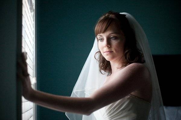 bride, lighting, window, graceful