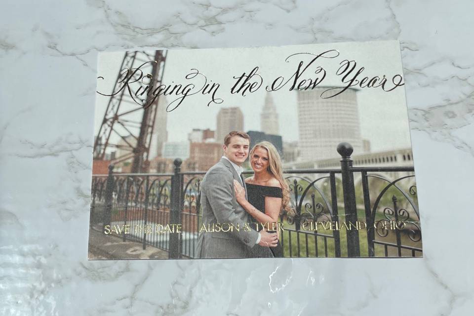 Save the date photo card