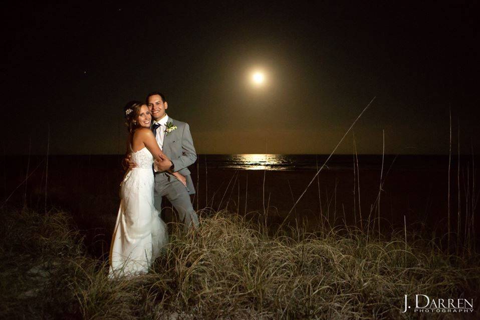 Moonlight Bride & Groom              3/31/18Wrightsville Beach NC