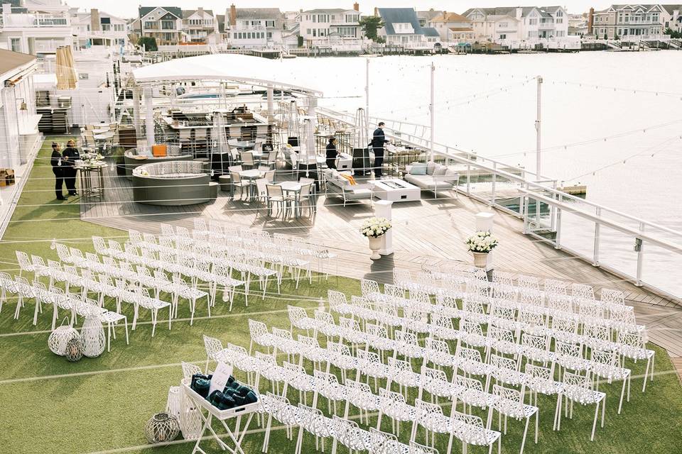 Ceremony setup