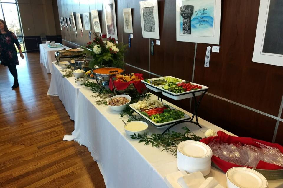 Art Exhibit Buffet