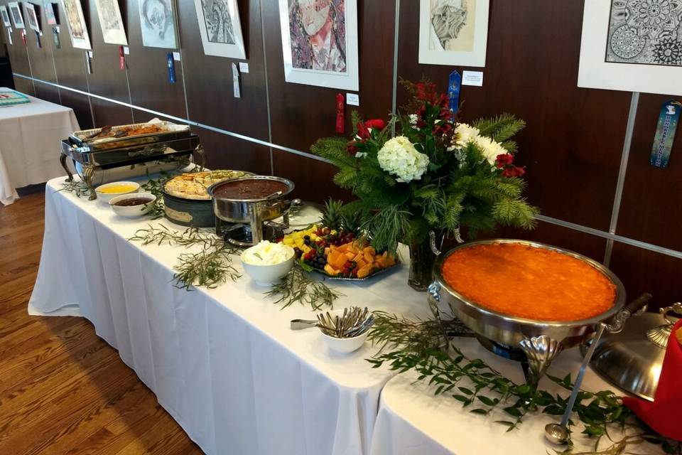 Art Exhibit Buffet