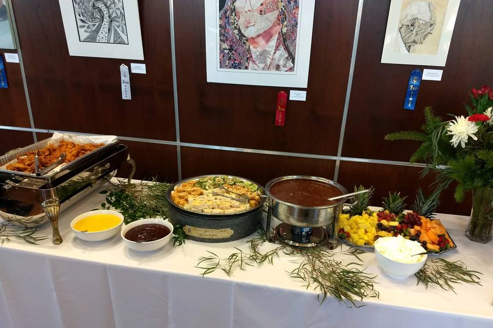 Art Exhibit Buffet