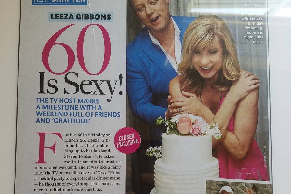 Leeza Gibbons Birthday Cake