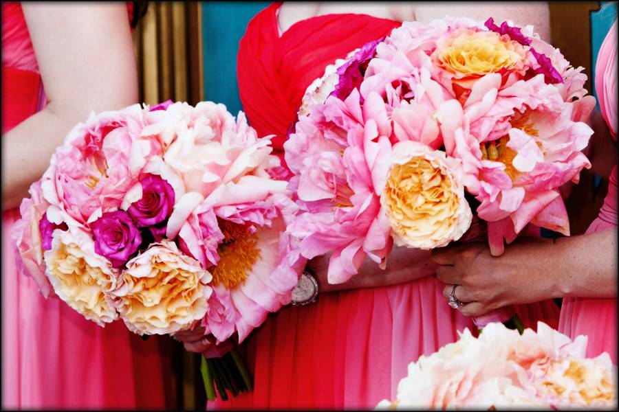 These bouquets of peonies were amazing!