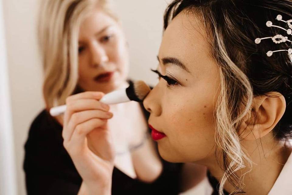 Bride Makeup in Willits, CA.