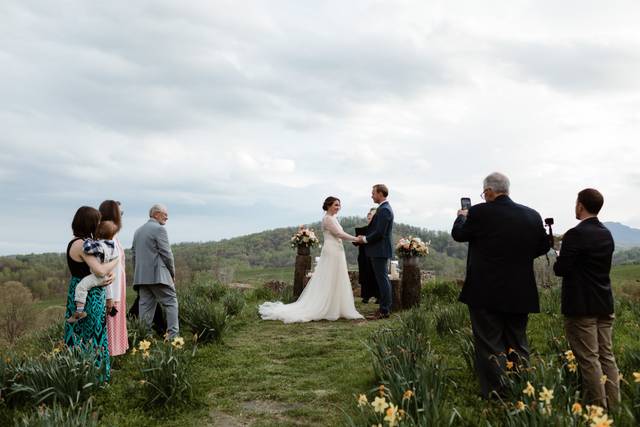 An intimate ceremony