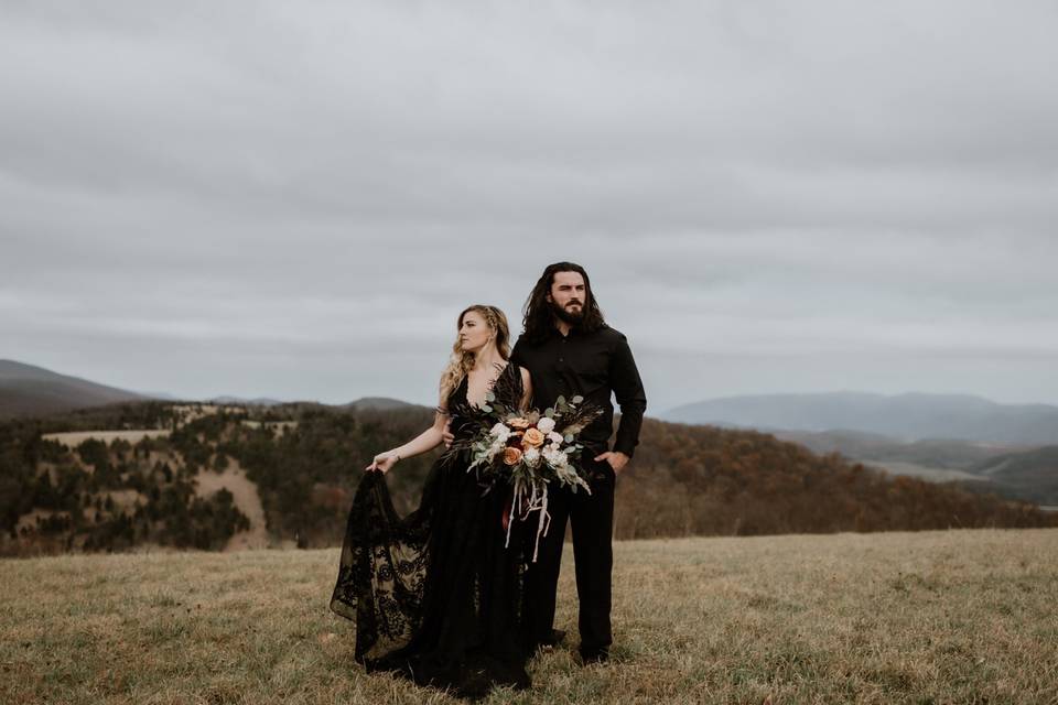 Couple pictured outdoors