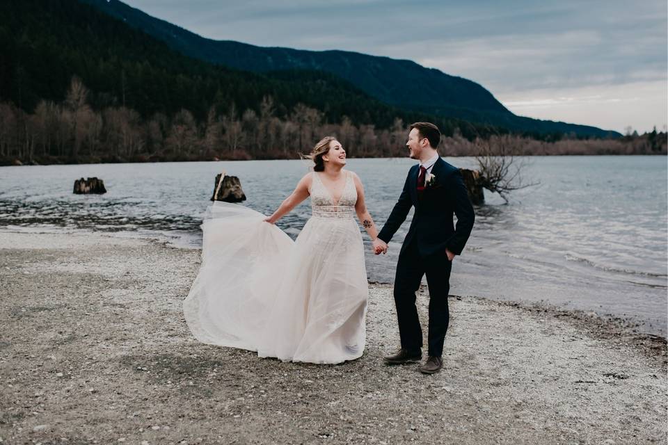 Couple at Rattlesnake Lake