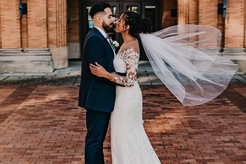 Bride and groom