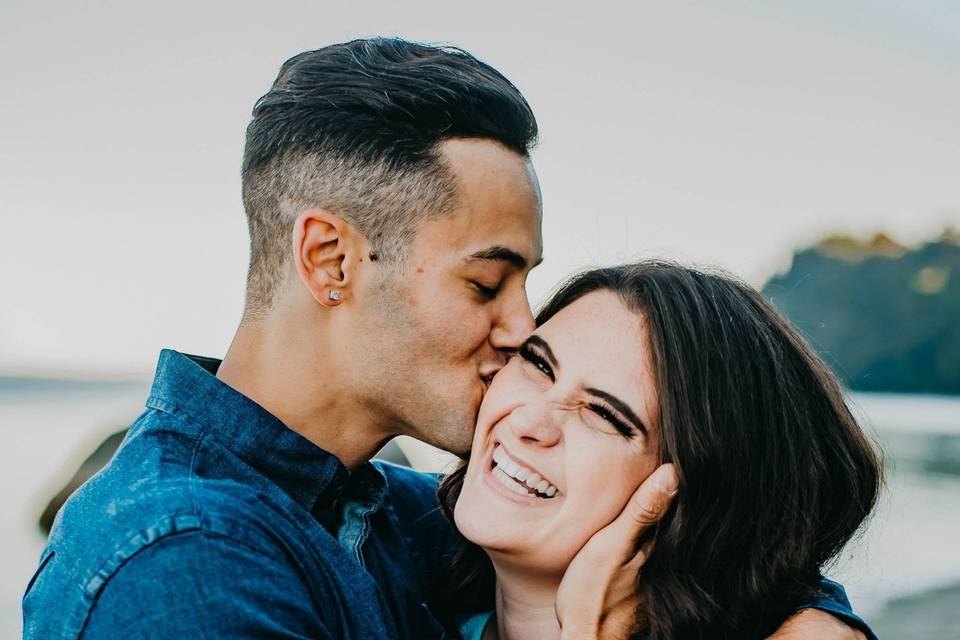 Beach engagement