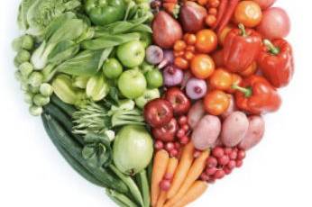Fresh fruits and vegetables