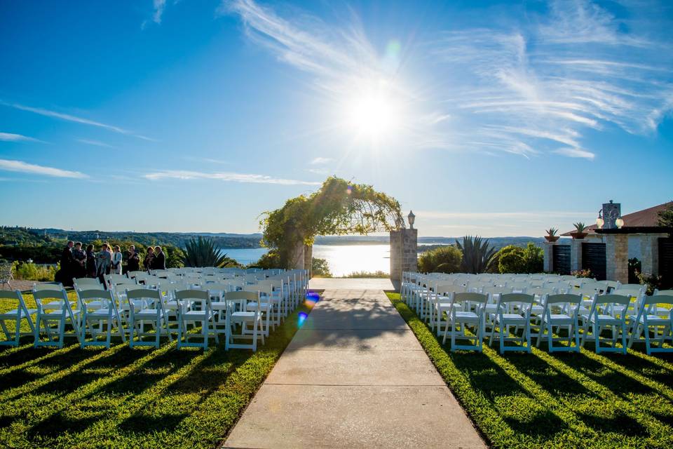 Outdoor wedding