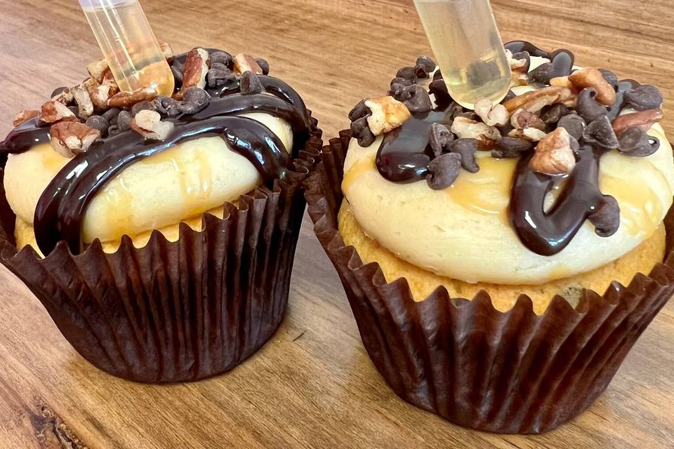 Kentucky Bourbon Boozy Cupcake