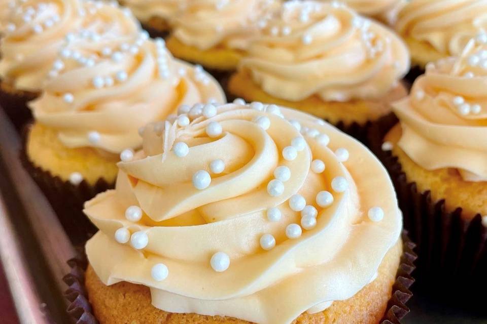 Mimosa Cupcakes