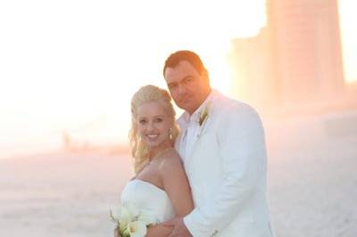 Beach Wedding Couple