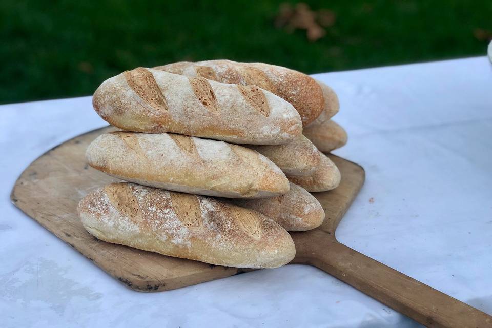 Fresh Bread for Antipasti