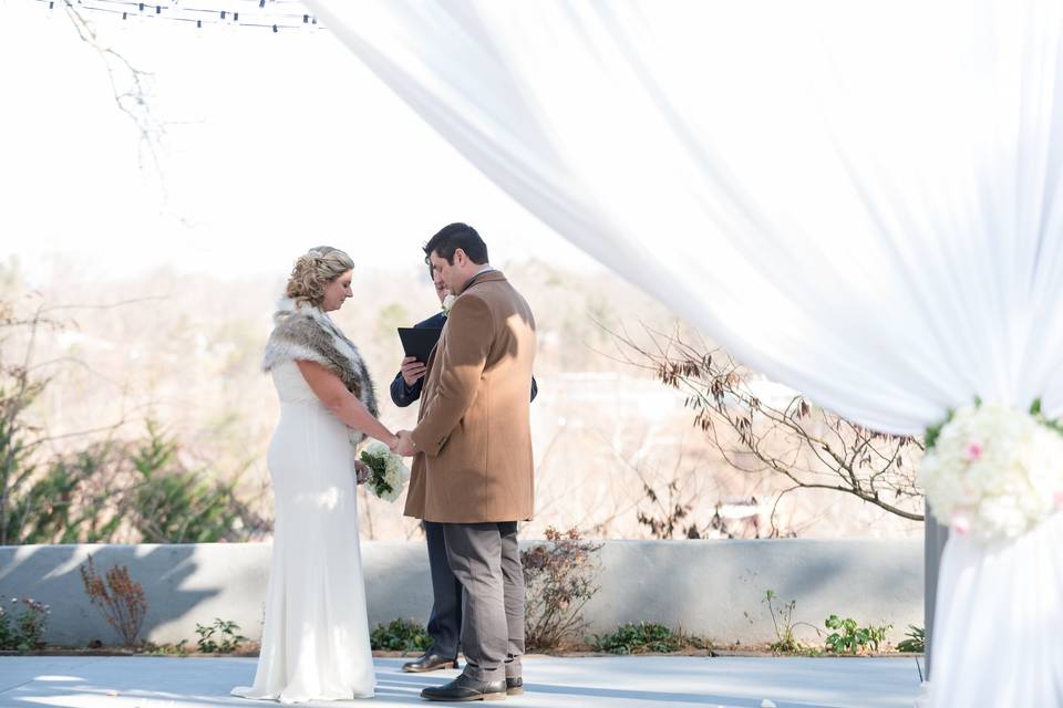 Winter elopement