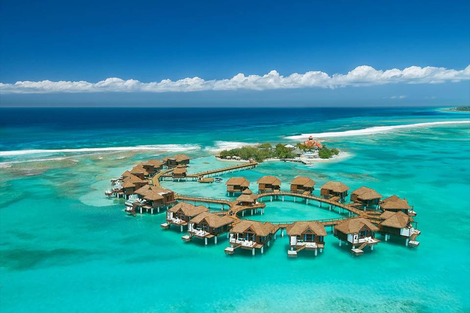 Over the water bungalows