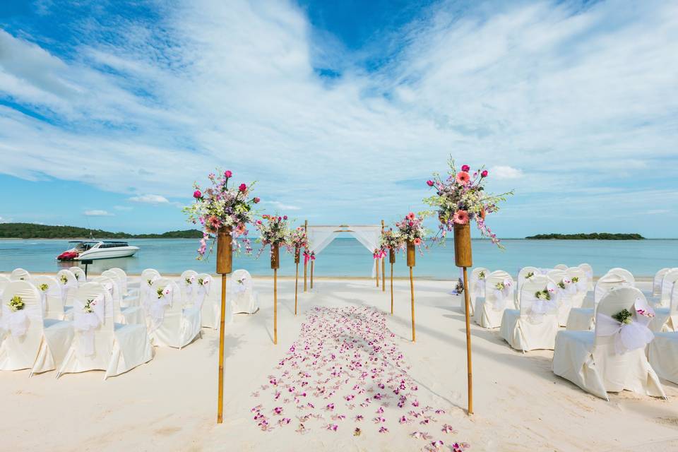 Beach front weddings
