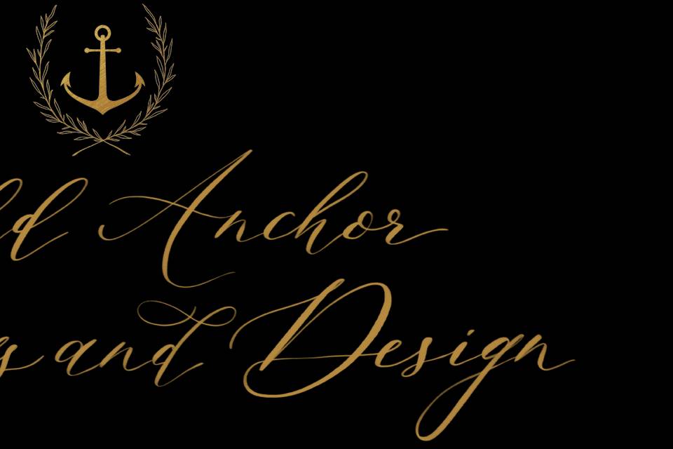 Gold Anchor Weddings and Desig