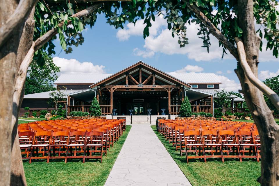 Lakeside ceremony