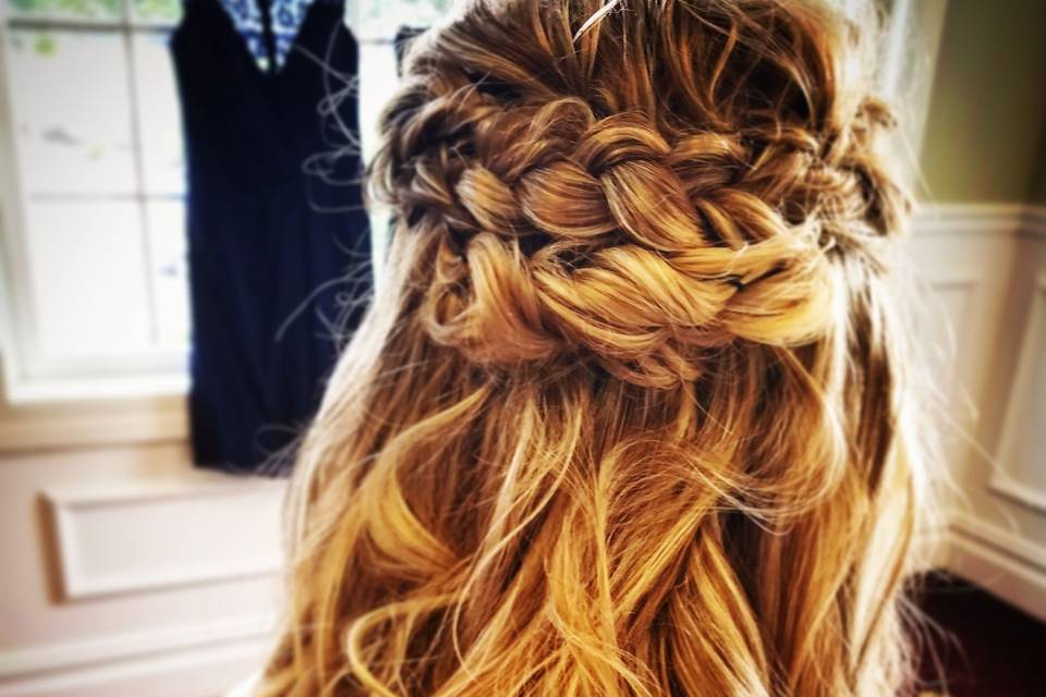 Bridal hair