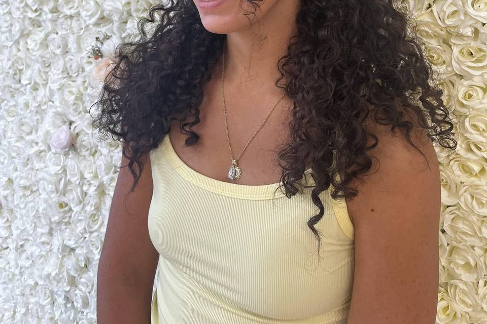 Curly hair