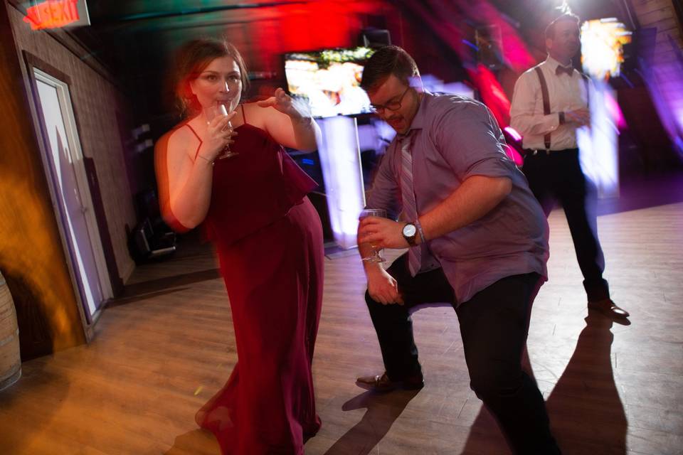 Guests Dancing