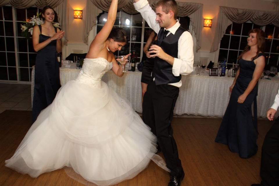 Bride Dancing