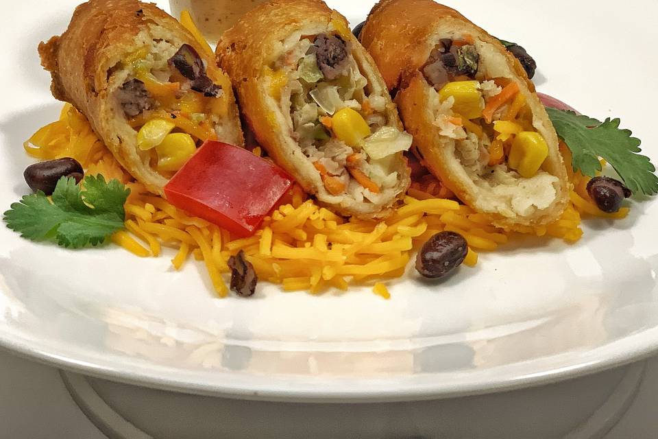 Southwest chicken eggroll