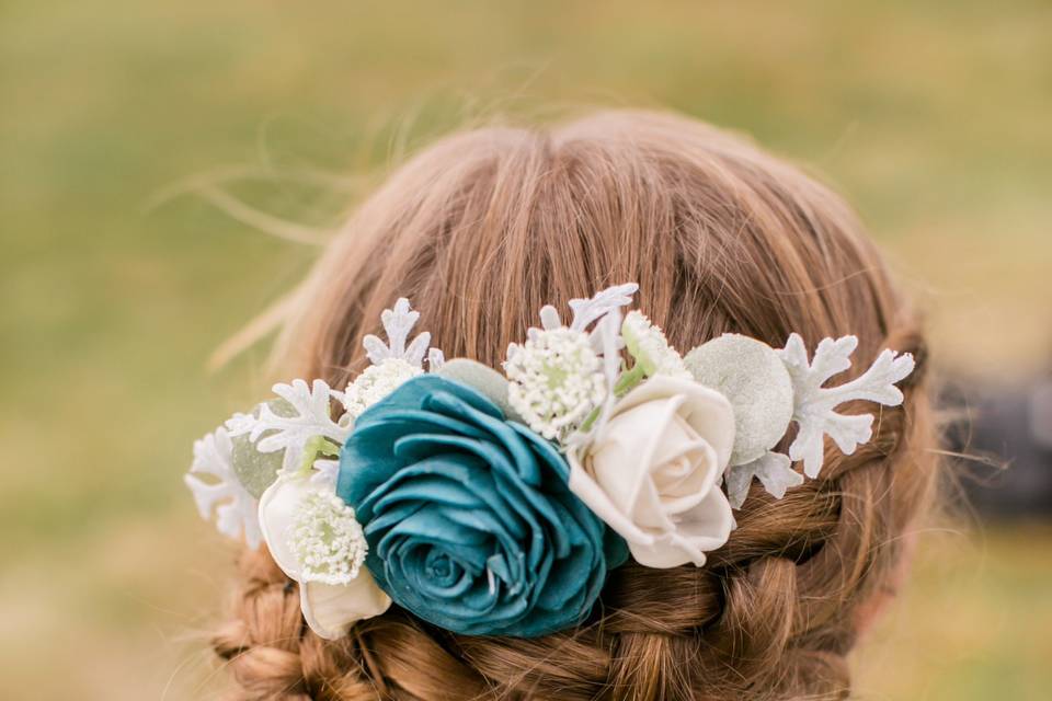 Wedding-Flower Girl Headpiece