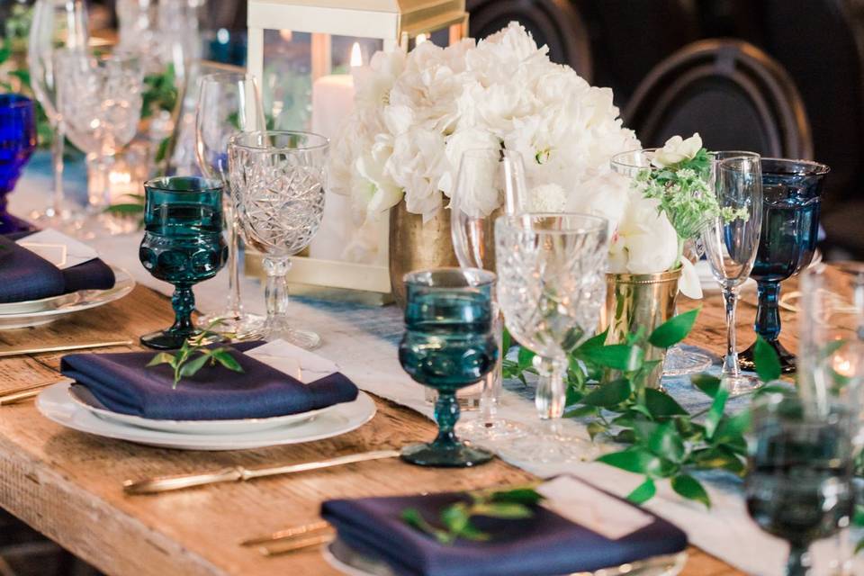 Table decor and floral design