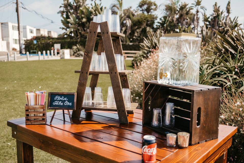 Refreshments table