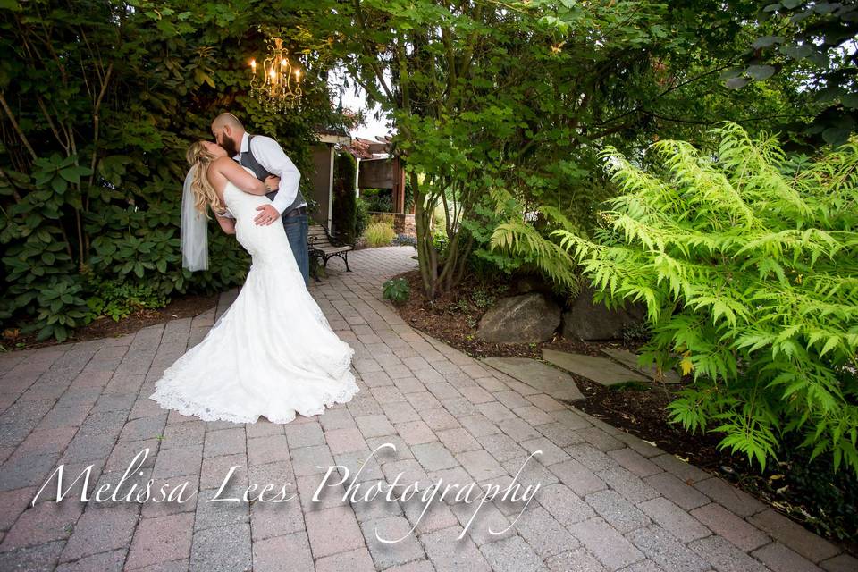 Romantic, beautiful, & amazing gardens! Photo by Melissa Lees Photography