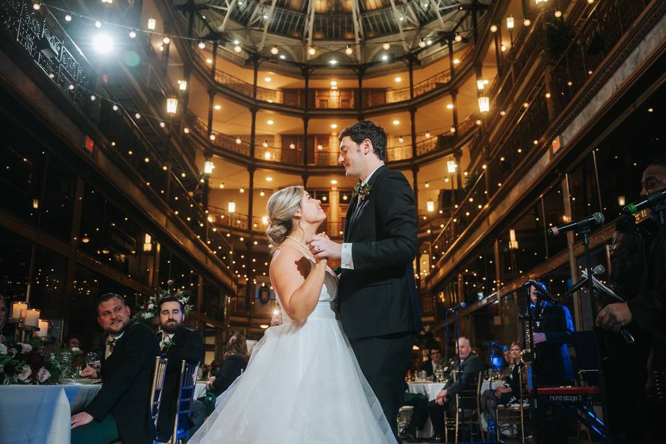 Cleveland Arcade Wedding